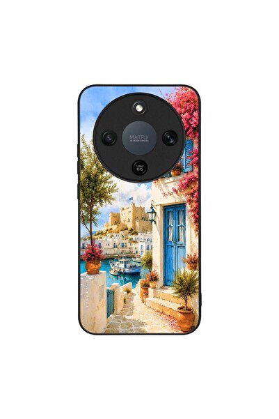 Sonique Θήκη Greek Island Muse Series για Honor Magic8 Lite 5G Ροδίτικο Λιμάνι