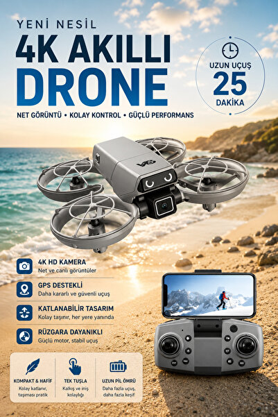 SAYARMARKT Optical Flow Hover Kameralı Mini Drone APP Kontrollü Stabil Uçuş