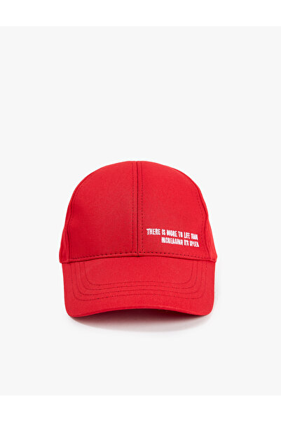 Koton Cotton Printed Cap Hat