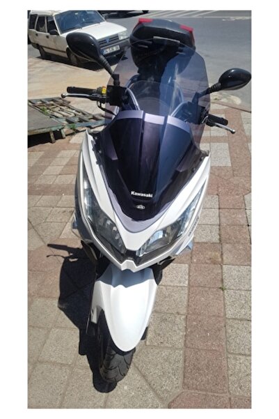 ZEUS MOTOR 2014-2015 Kawasaki J 300 Uyumlu Uzun Ön Cam