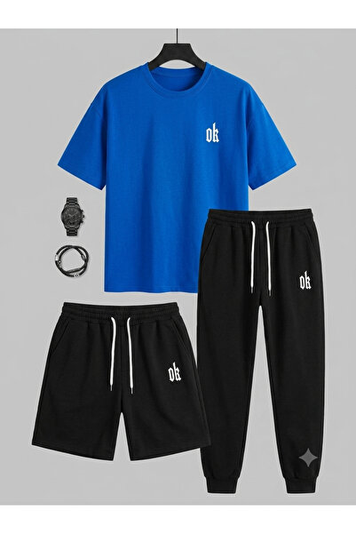 Gutsy TRICOU, PANTALONI DE TRENING, PANTALONI SCURȚI, COMBINARE 3 PIESE, SUBȚ...