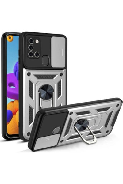 Other Bodycell Armor Slide Back Cover Πλαστικό Ασημί (Galaxy A21s) Κωδικός: B...