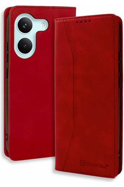 OEM Θήκη Βιβλίο Bodycell από Δερματίνη PU για Xiaomi Poco X8 Pro 5G, Κόκκινο,...