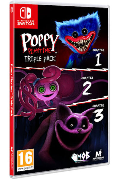 Generic Brand Poppy Playtime Τριπλό Πακέτο Παιχνίδι για Switch