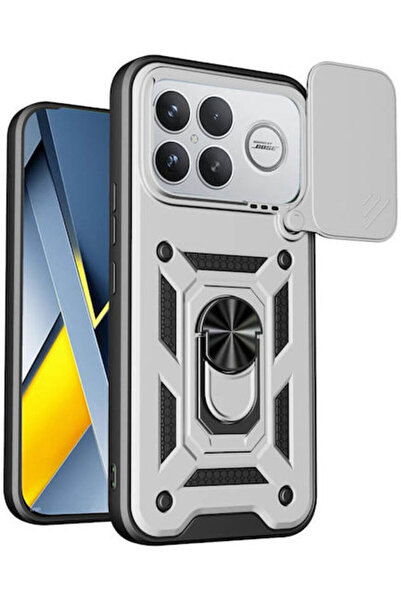 OEM Συρόμενο Ασημί Πίσω Κάλυμμα (Poco F8 Pro) Κωδικός: BA-00641