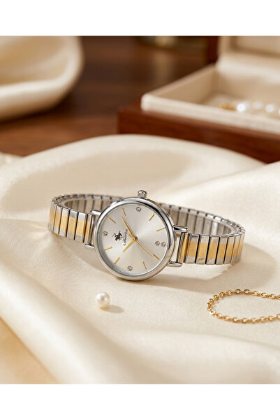 DNZ Watch Store Minimal Yaylı Kordonlu Retro Kadın Kol Saati