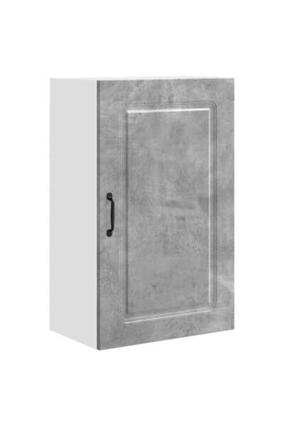 vidaxl Dulap de bucătărie Kalmar Gri din beton 50 x 31 x 80 cm