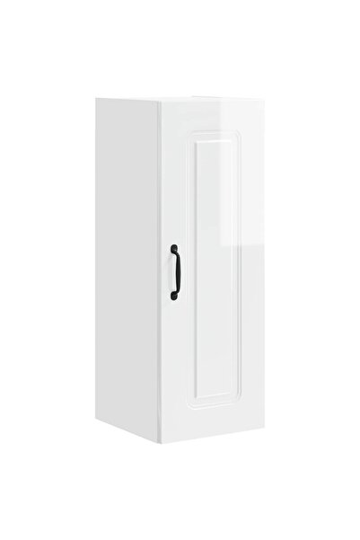 vidaxl Dulap de bucătărie Kalmar Alb lucios 30 x 31 x 80 cm