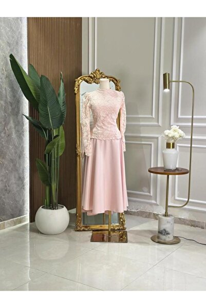 vanus fashion 7198 - فستان سهرة ميدي