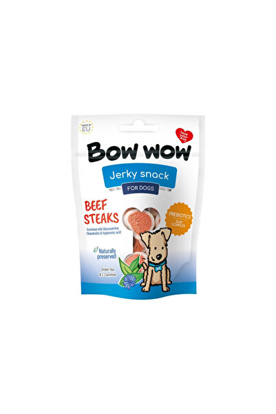Bow Wow Λιχουδιές για σκύλους με μοσχαρίσια κρέας και υποστήριξη αρθρώσεων 80γρ.