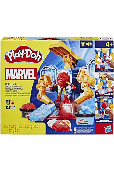 Hasbro Games Hasbro Play-Doh Πλαστοζυμαράκια Iron Man Σετ για Ηλικίες 4+ 6 Τε...