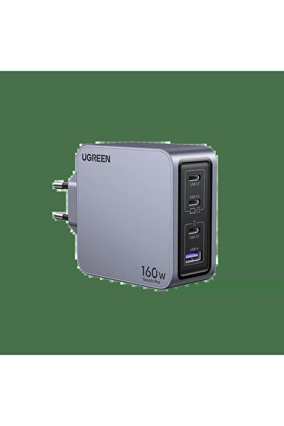 Ugreen Nexode Pro 160W GaN Φορτιστής USB 4 Θυρών, Γκρι