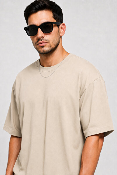 Moda Minimo Unisex Oversize T-shirt Ανδρικό T-shirt για ενήλικες Βασικό T-shi...