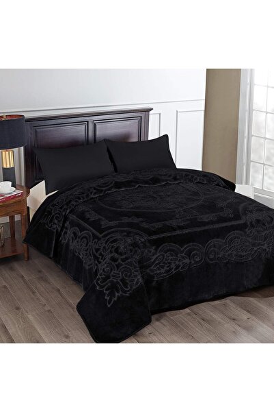 JML Korean Heavy Mink Wool Blanket, Thick Soft Warm Single Layer Rachel Patte...