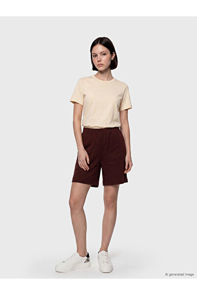 LC Waikiki Nevavm Soft Touch Women's Shorts with Elastic Waist and Difference...