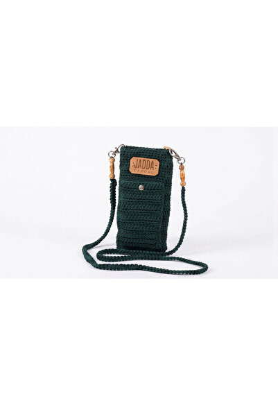 JADDA Handmade Phone Bag Knitting Macrame Yarn