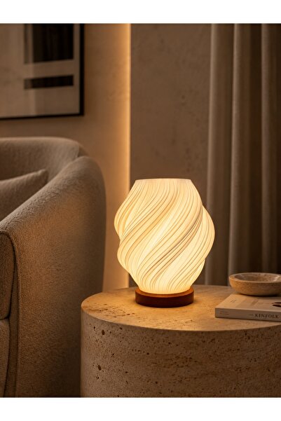 DNS 3D Modern 3D Tasarım LED Masa Lambası - Helix