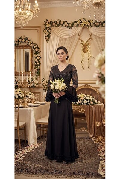 GORI FASHION Long Dress Shaki Handmade S26