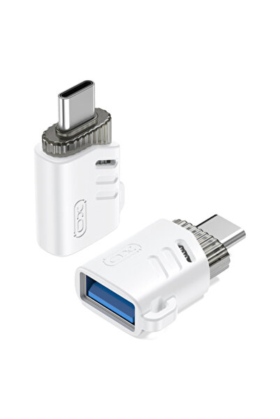 Xo Adaptor OTG USB-A mamă la USB-C tată, Alb