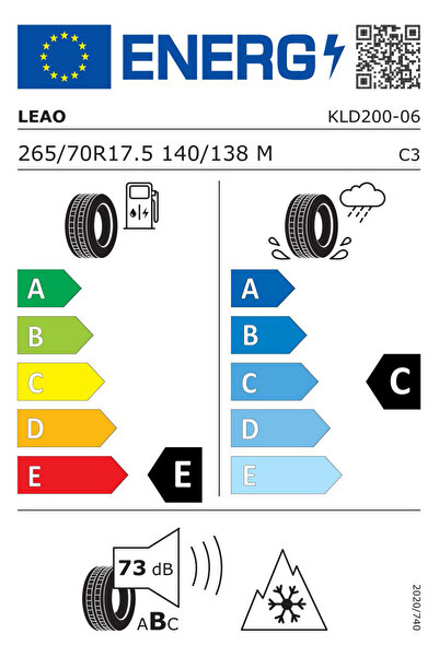 LEAO Anvelopă KLD200 265/70 R175 140M
