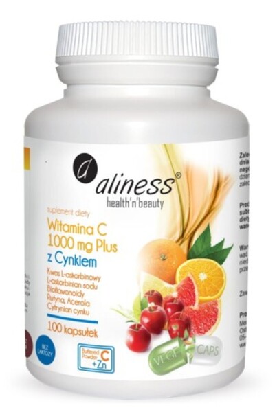 Aliness Vitamina C 1000mg Plus Z Cinec 100 Capsule