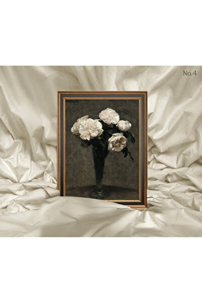 Vetro Design Henri Fantin-Latour - Ruže u vazi, uokvirena slika