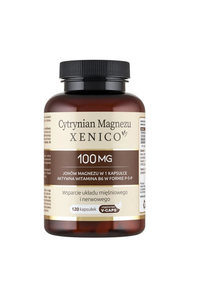 XENICO PHARMA Cytrynian Magnezu 120 capsule