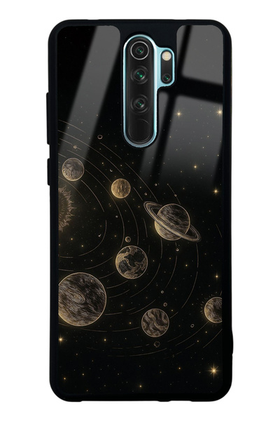 Spoyi حافظة هاتف Xiaomi Redmi Note 8 Pro بتصميم ذهبي لامع