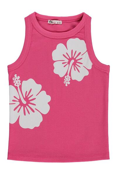 Civil Girls Viseća majica sa printom hibiskusa za uzrast 10-13 godina - Fusya