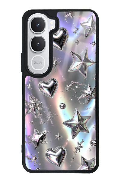 Spoyi Vivo Y31 Chrome Star Dream Tasarımlı Glossy Telefon Kılıfı