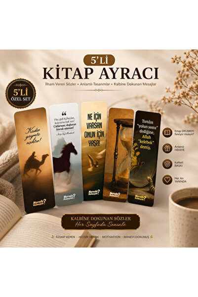 Siyer Yayınları Umut Ve Gayret Bookmark Set (5 Pieces)