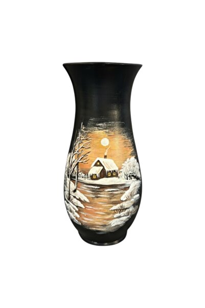 Ceramica Martinescu Vaza unicat pictata manual – decor artistic si rafinat pe...