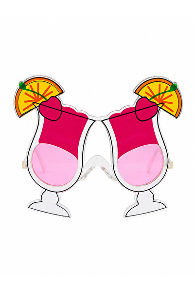 PARTİPORT Cocktail Glasses Party Glasses Colorful Fun Glasses Bachelorette Bi...