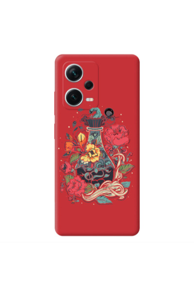 Other Xiaomi Poco X5 Magic vase Red Colored Silicone TPU Θήκη