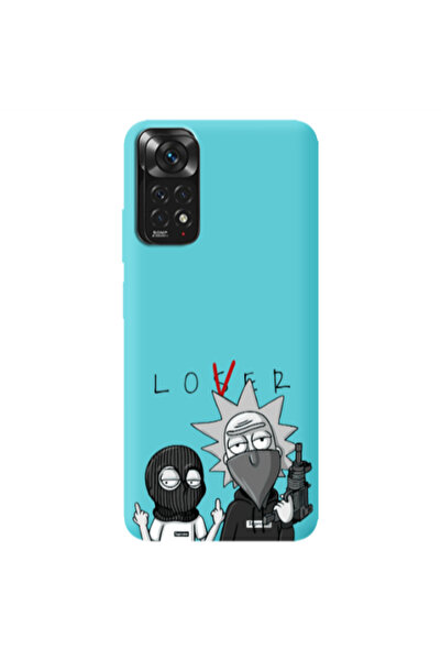 Other Xiaomi Redmi Note 11 4G Rick Loser Turquoise Colored Silicone TPU Θήκη