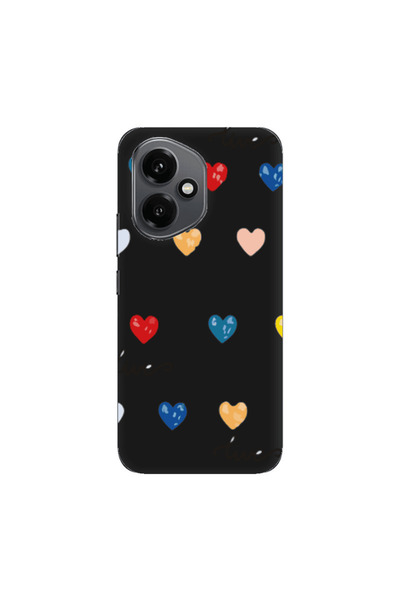 Other Honor Magic 400 Heart Lives Black Colored Silicone TPU Θήκη