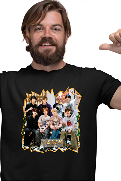 OEM Epex K-pop Εμπορεύματα Πάρτι Ανδρικό Μπλουζάκι