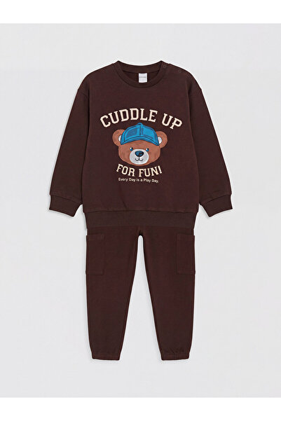 LC Waikiki Timeless Clothing & Timeless Choices Printed Baby Boy Tracksuit Set