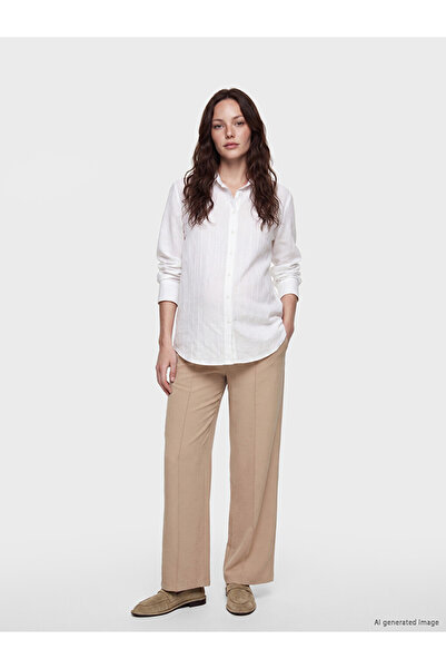 LC Waikiki Pantaloni de maternitate cu panouri în talie Sparkling Choices de ...