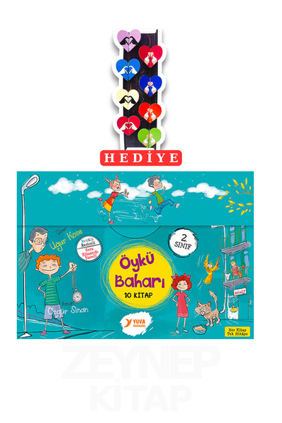Yuva Yayınları 2.Sınıf Öykü Baharı 10 Kitap Set (8'li Kalp Ayraç Hediye)