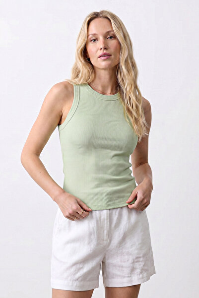 silver&fashion kalın askılı fitilli atlet