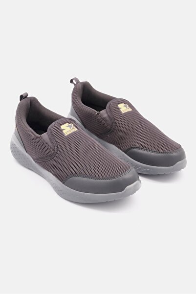 Starter Women Slip On Brand Logo Running Shoes, Grey