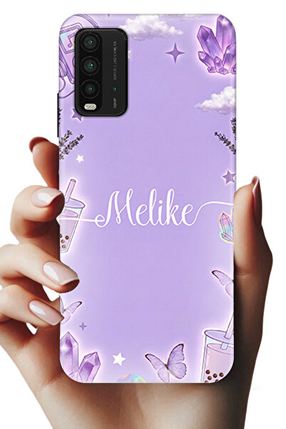 Noprin Xiaomi Redmi 9T Kılıf - İsimli Yazılı Kişiye Özel Kişileştirelebilir K...