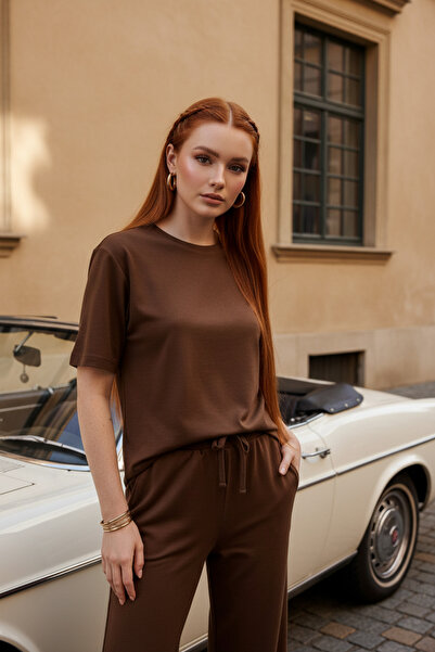 Runades Women's Casual Wear Basic T-Shirt and Loose-Fit Comfortable Cut Pants...