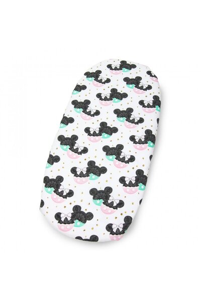 Kersten Cearceaf pentru saltea landou copii Kerstin Minnie 80 x 38cm, din bum...