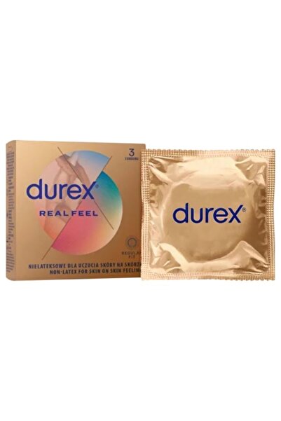 Durex Senzație reală - prezervative fără latex (3 buc.)