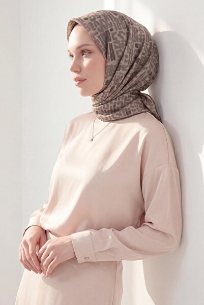 Silk Home وشاح ناعم بتصميم حجري تجريدي