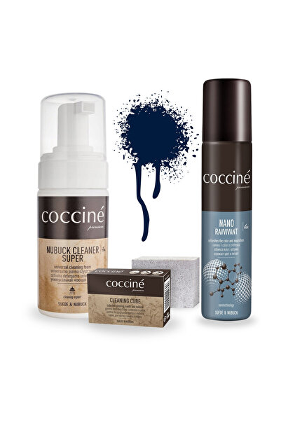 Coccine Kit de curatare pentru piele intoarsa si nubuc, Coccine, 3 in 1, 100 ...