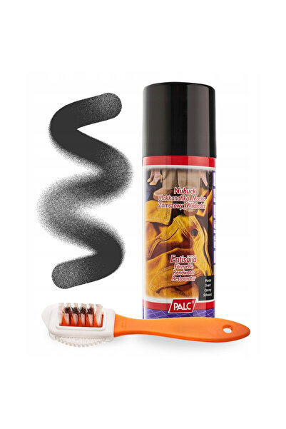 Palc Kit de renovare pentru piele intoarsa si nubuc, Deget, Spray negru 200 m...