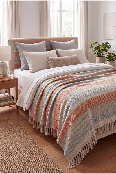 SHome bumbac 100% Piqué natural multifuncțional 200x230 cm – Cuvertură de pat...